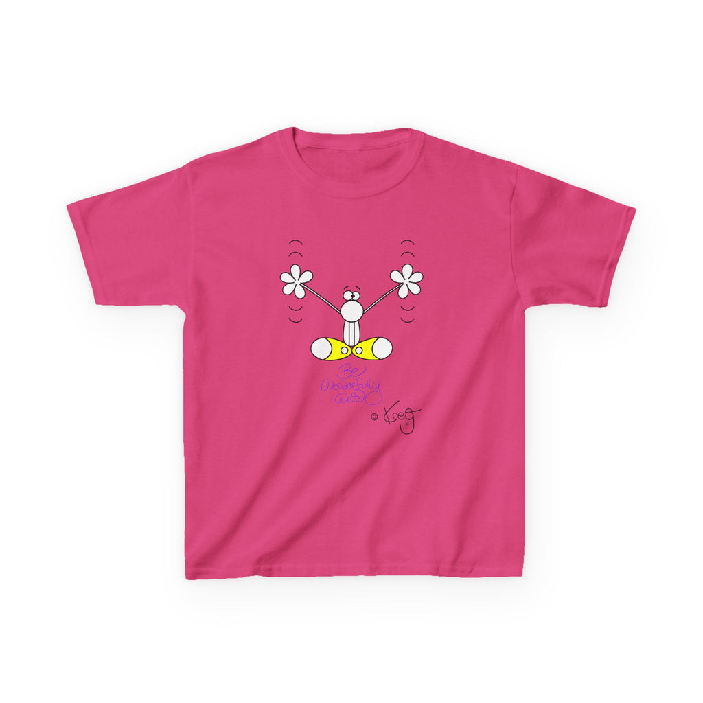 BE WONDERFULLY WEIRD,Kids Heavy Cotton™ Tee