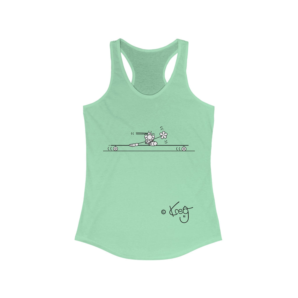 LONGBOARDER Women's Ideal Racerback Tank