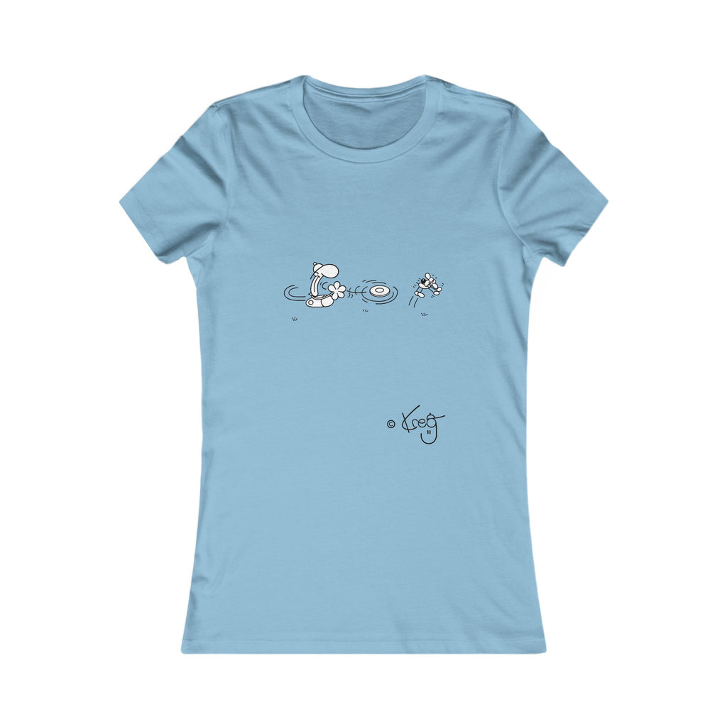 FREDDY FRISBEE DOG,Women's Favorite Tee
