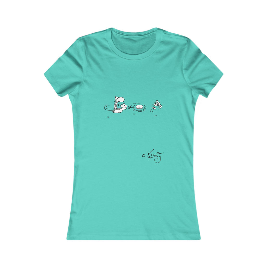 FREDDY FRISBEE DOG,Women's Favorite Tee