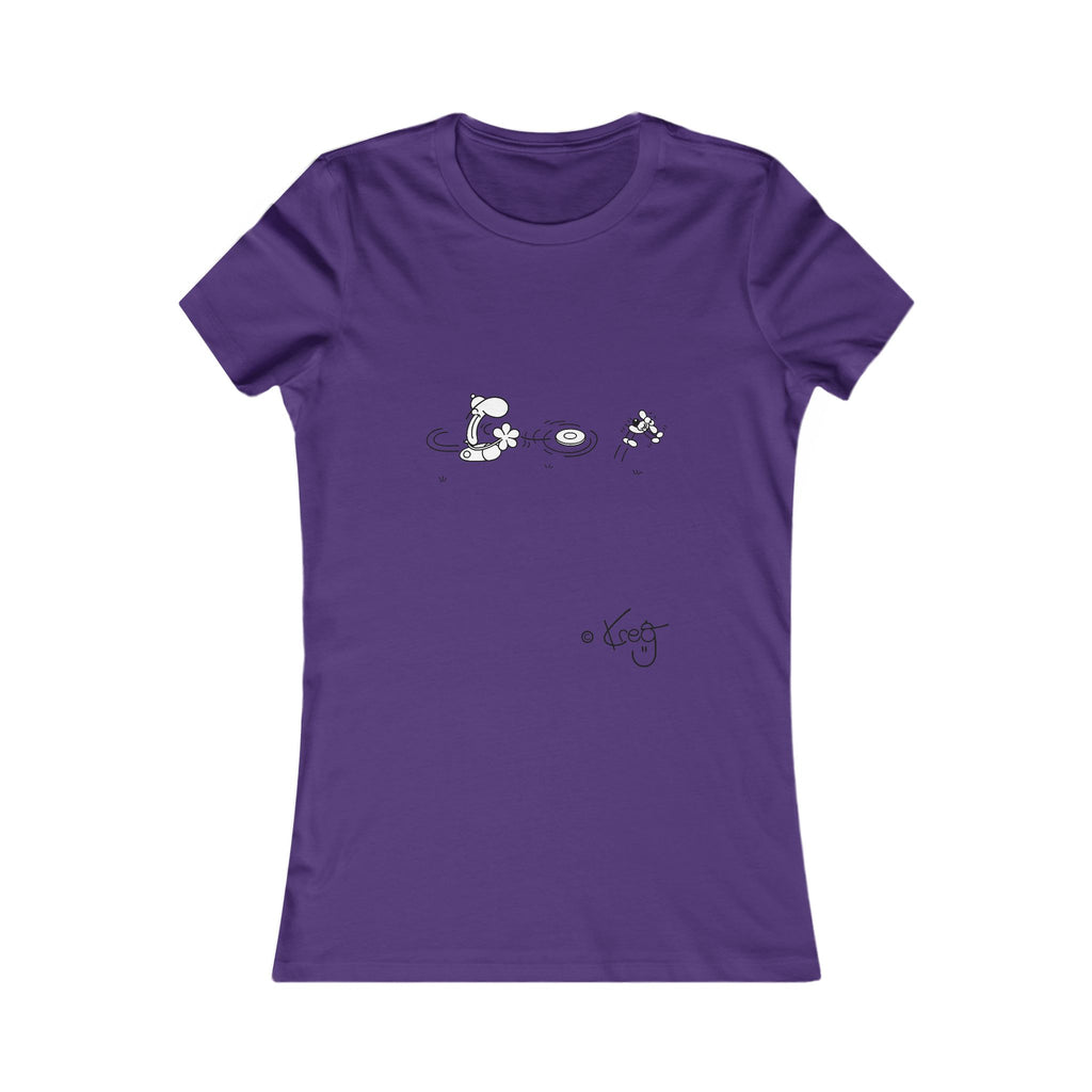 FREDDY FRISBEE DOG,Women's Favorite Tee