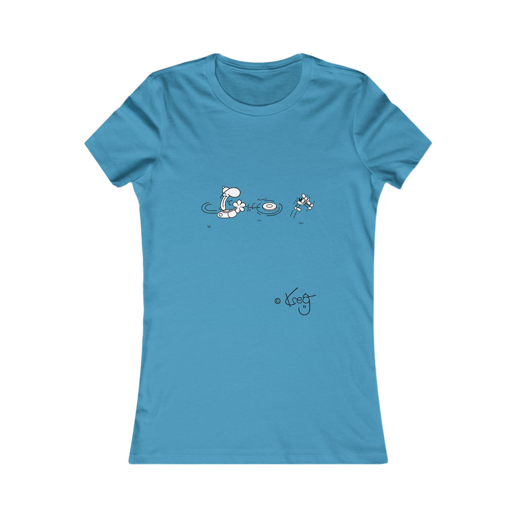 FREDDY FRISBEE DOG,Women's Favorite Tee