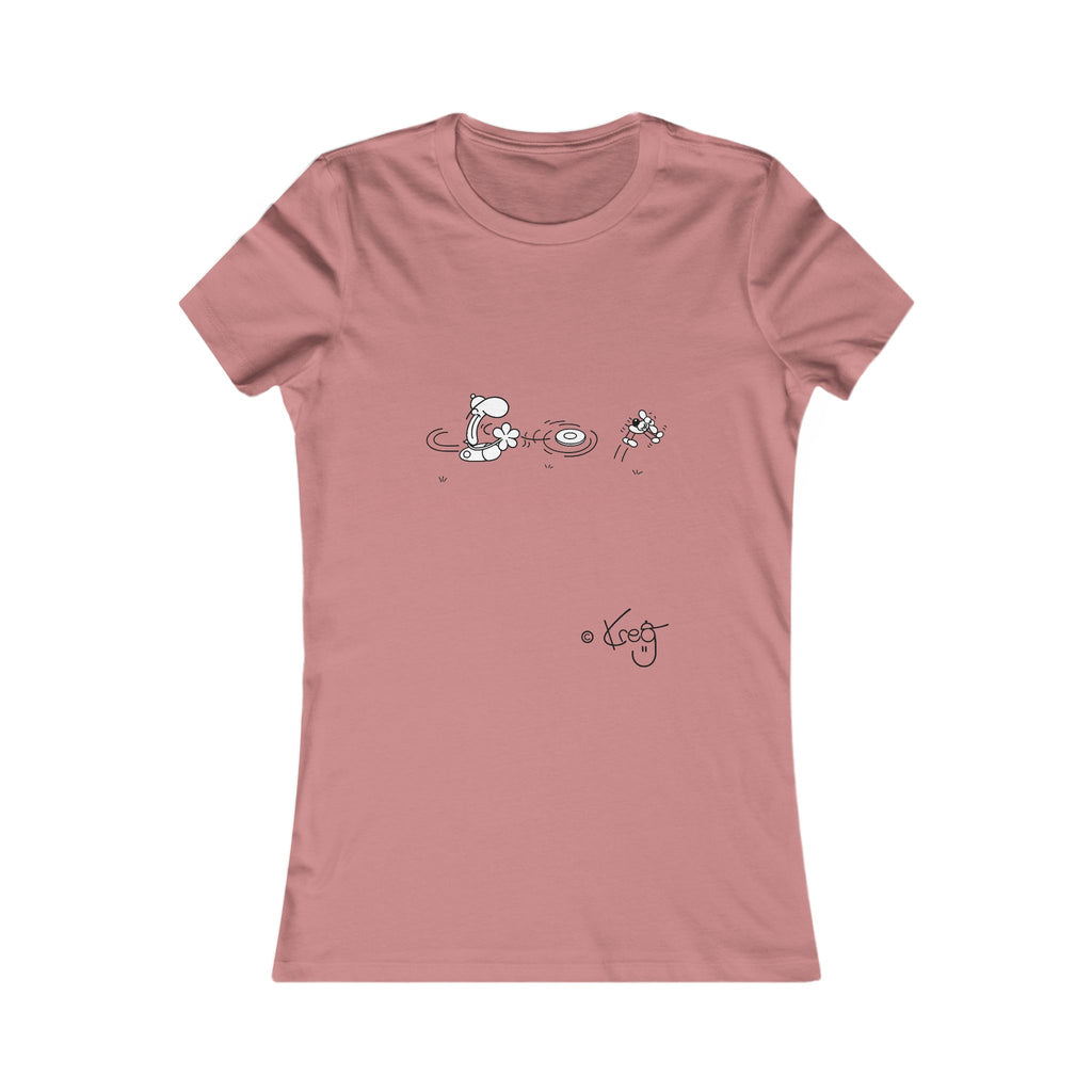 FREDDY FRISBEE DOG,Women's Favorite Tee