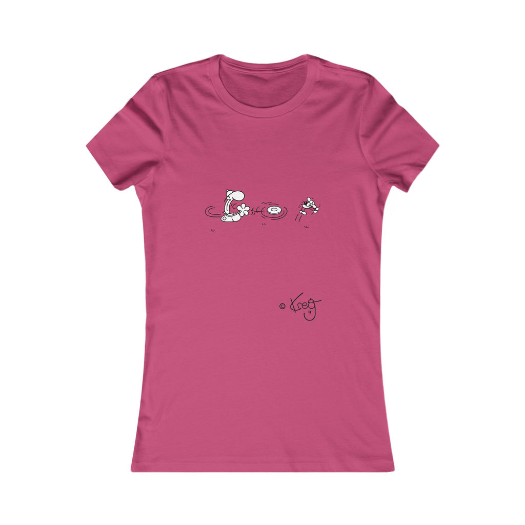 FREDDY FRISBEE DOG,Women's Favorite Tee