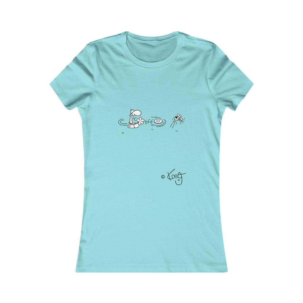 FREDDY FRISBEE DOG,Women's Favorite Tee