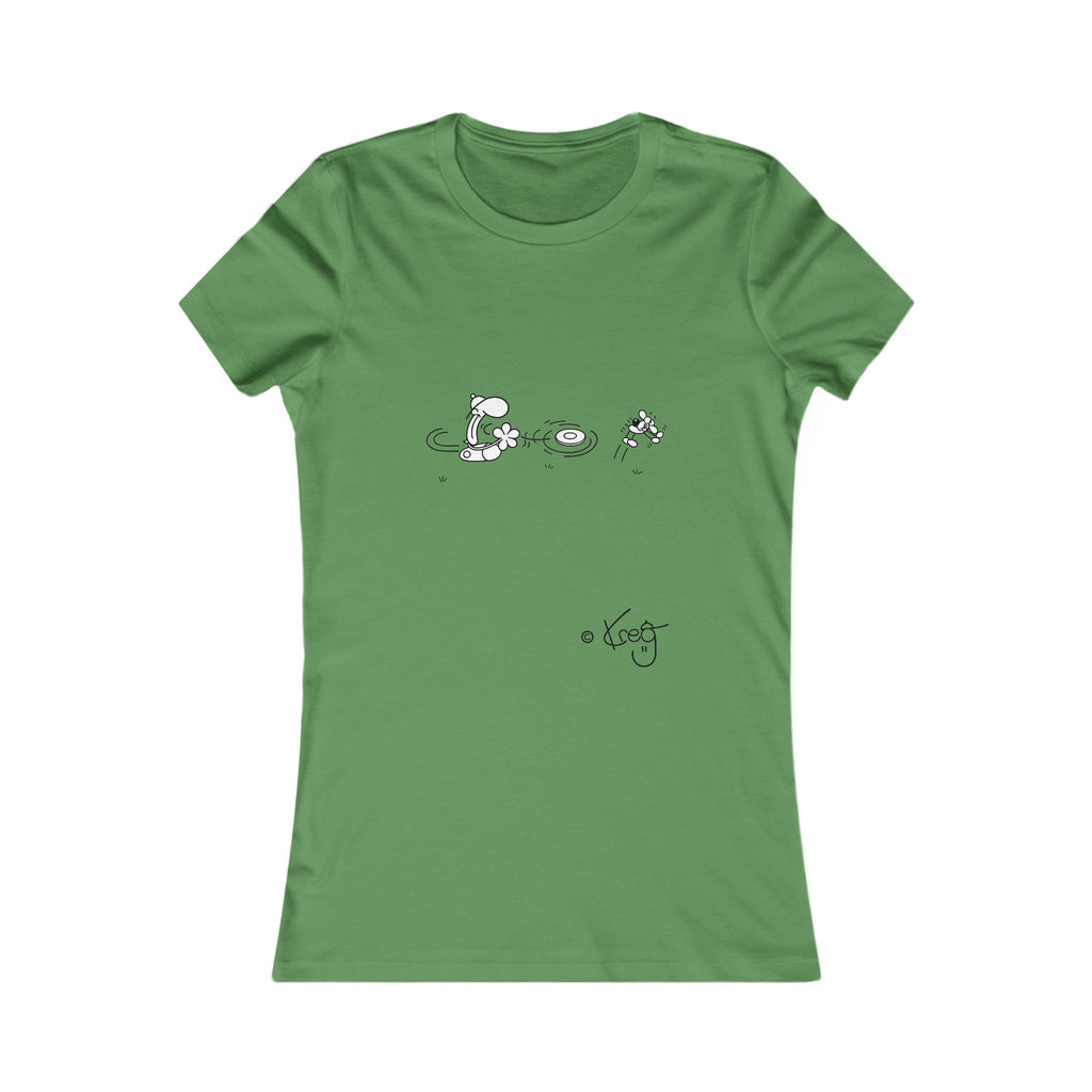 FREDDY FRISBEE DOG,Women's Favorite Tee
