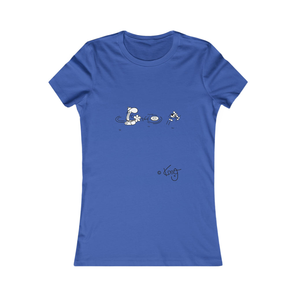 FREDDY FRISBEE DOG,Women's Favorite Tee