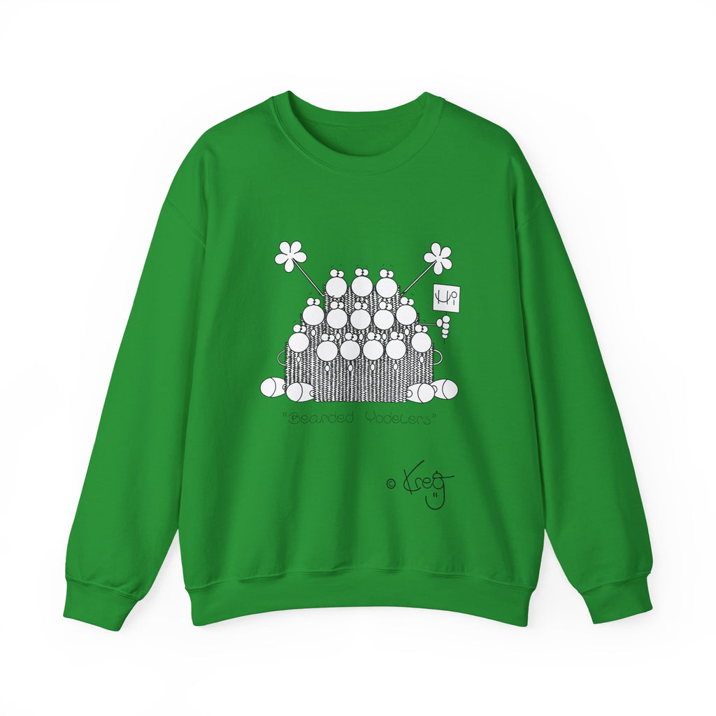 BEARDED YODELERS,Unisex Heavy Blend™ Crewneck Sweatshirt