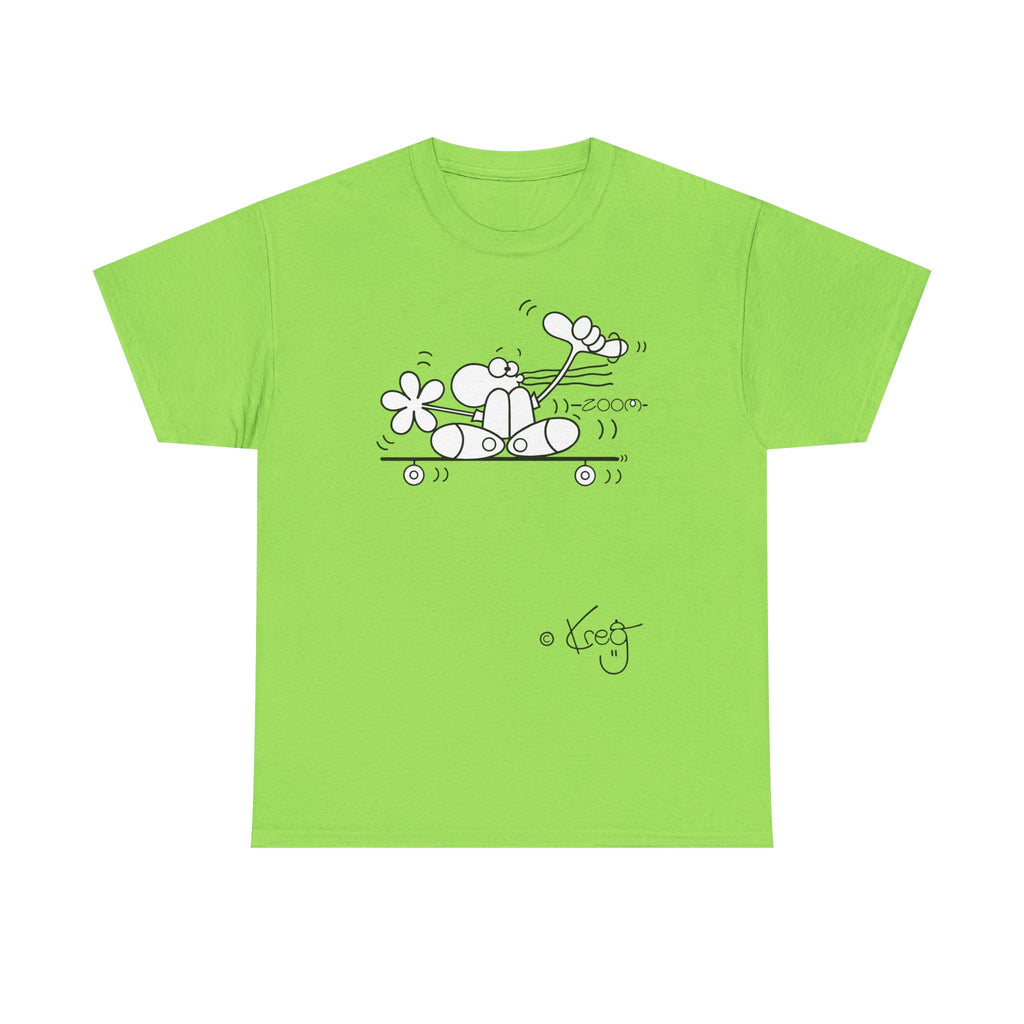 SKATEBOARDER DUDE,Unisex Heavy Cotton Tee