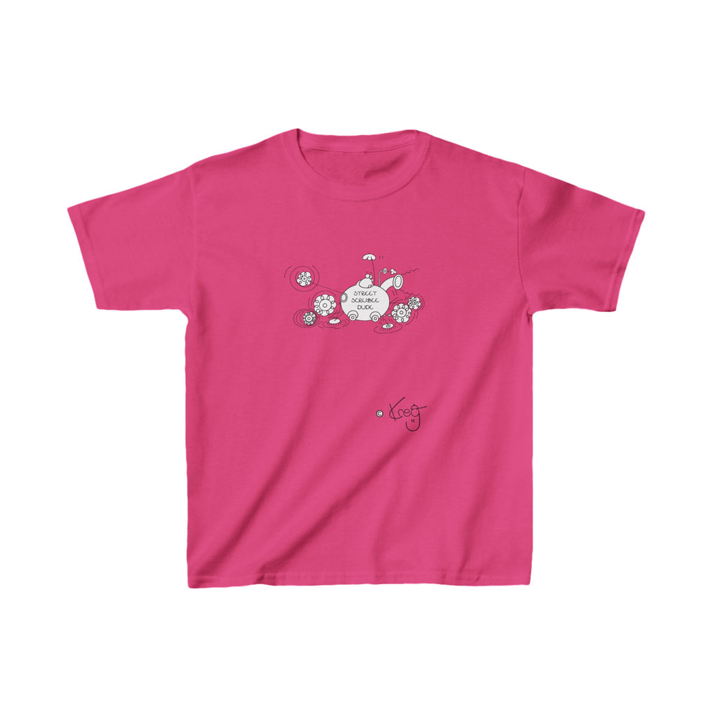 STREET SCRUBEE DUDE,Kids Heavy Cotton™ Tee