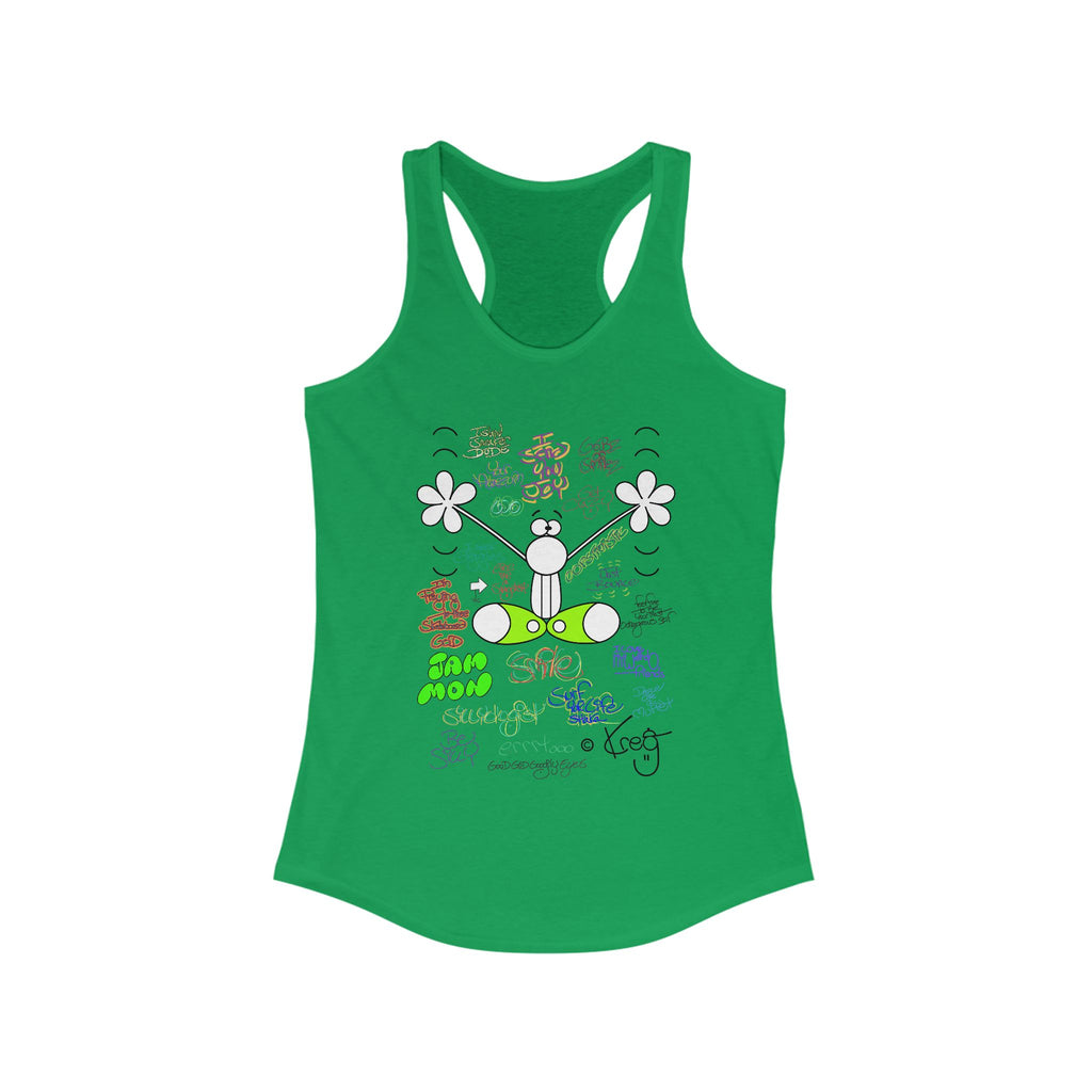 JOY GRAFFITI,Women's Ideal Racerback Tank