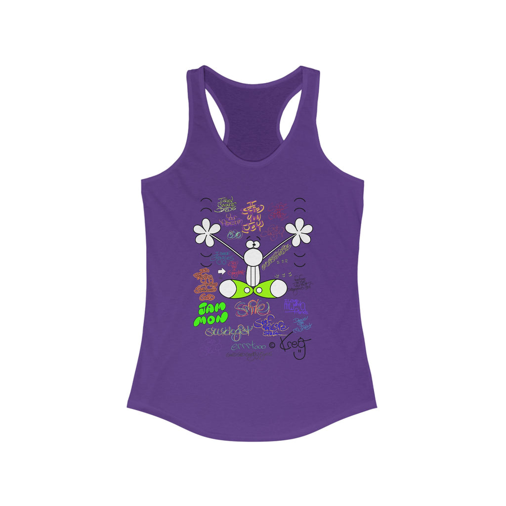 JOY GRAFFITI,Women's Ideal Racerback Tank