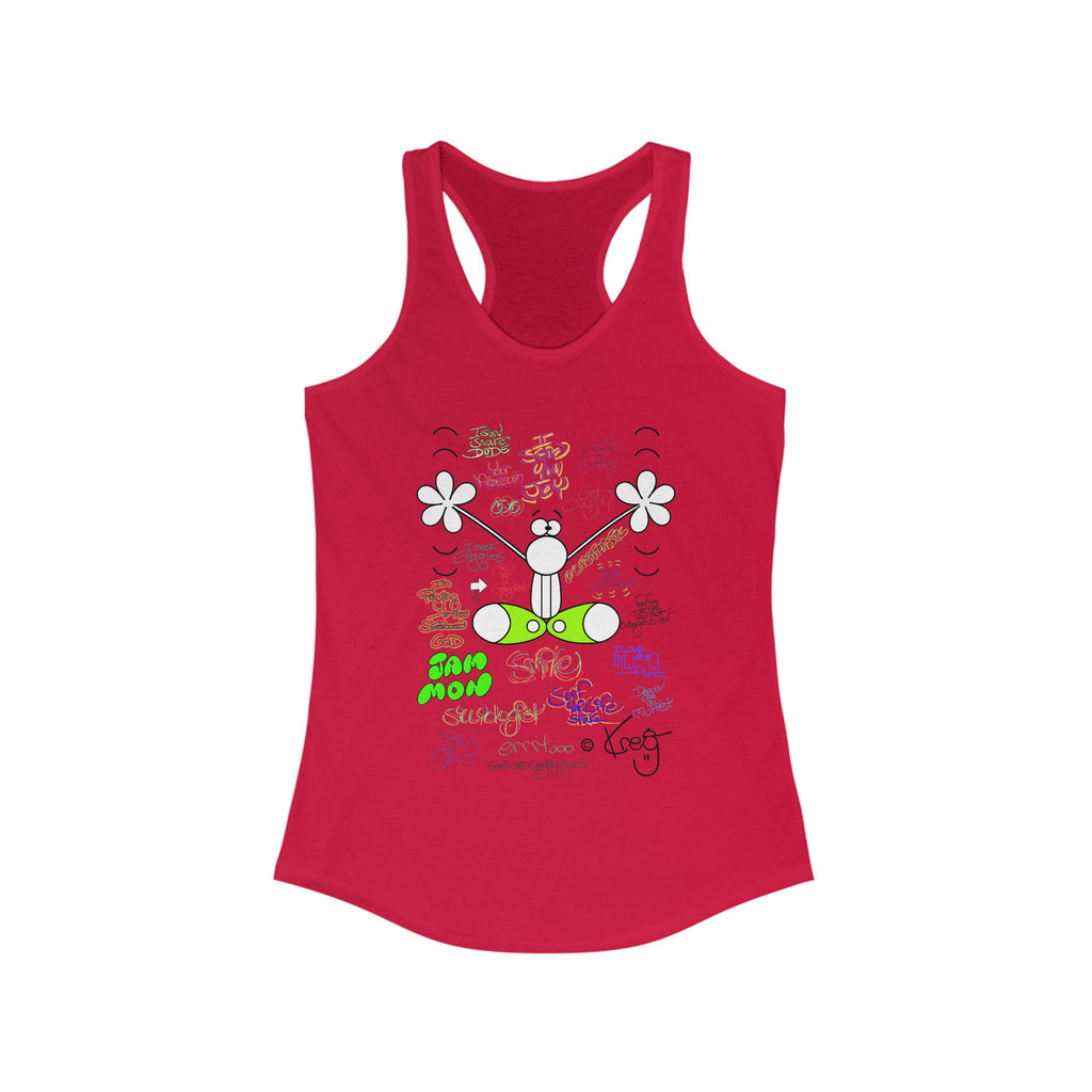 JOY GRAFFITI,Women's Ideal Racerback Tank