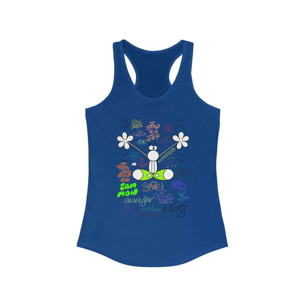JOY GRAFFITI,Women's Ideal Racerback Tank
