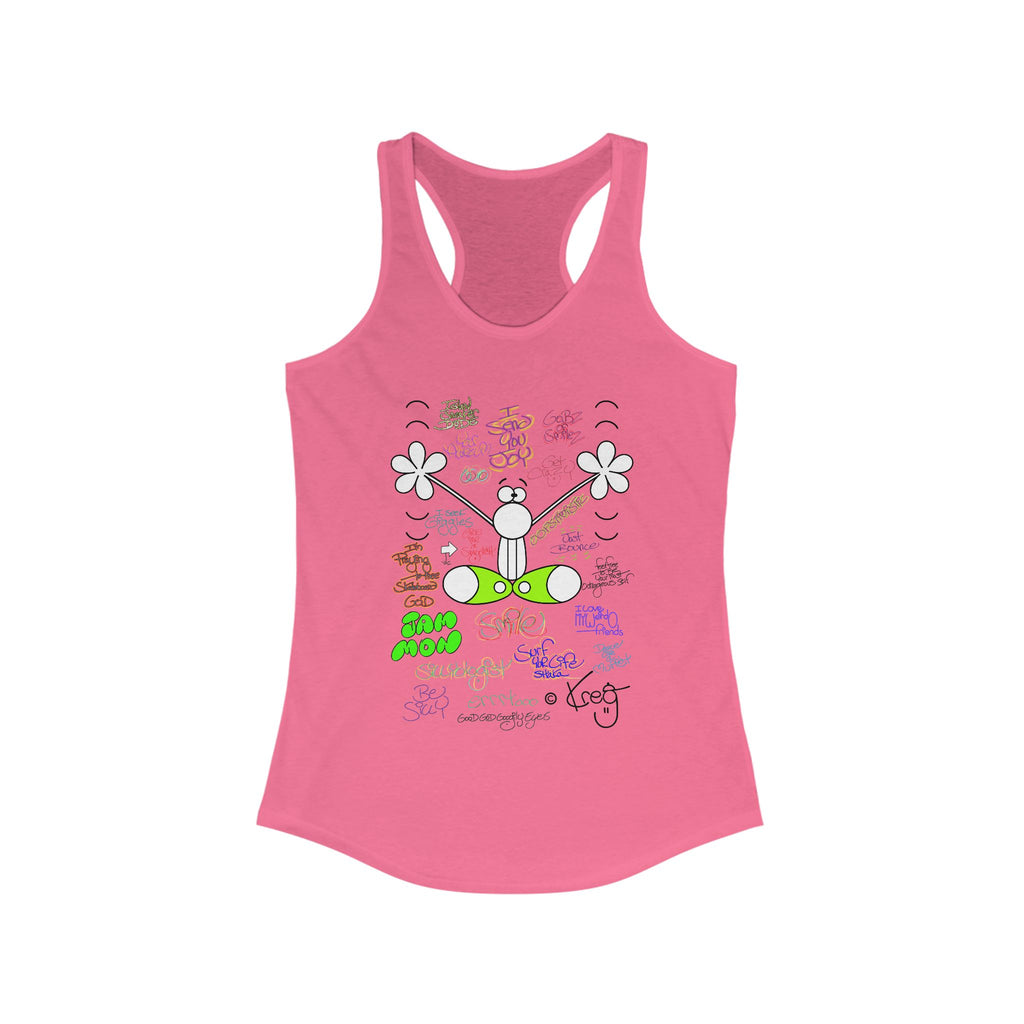 JOY GRAFFITI,Women's Ideal Racerback Tank