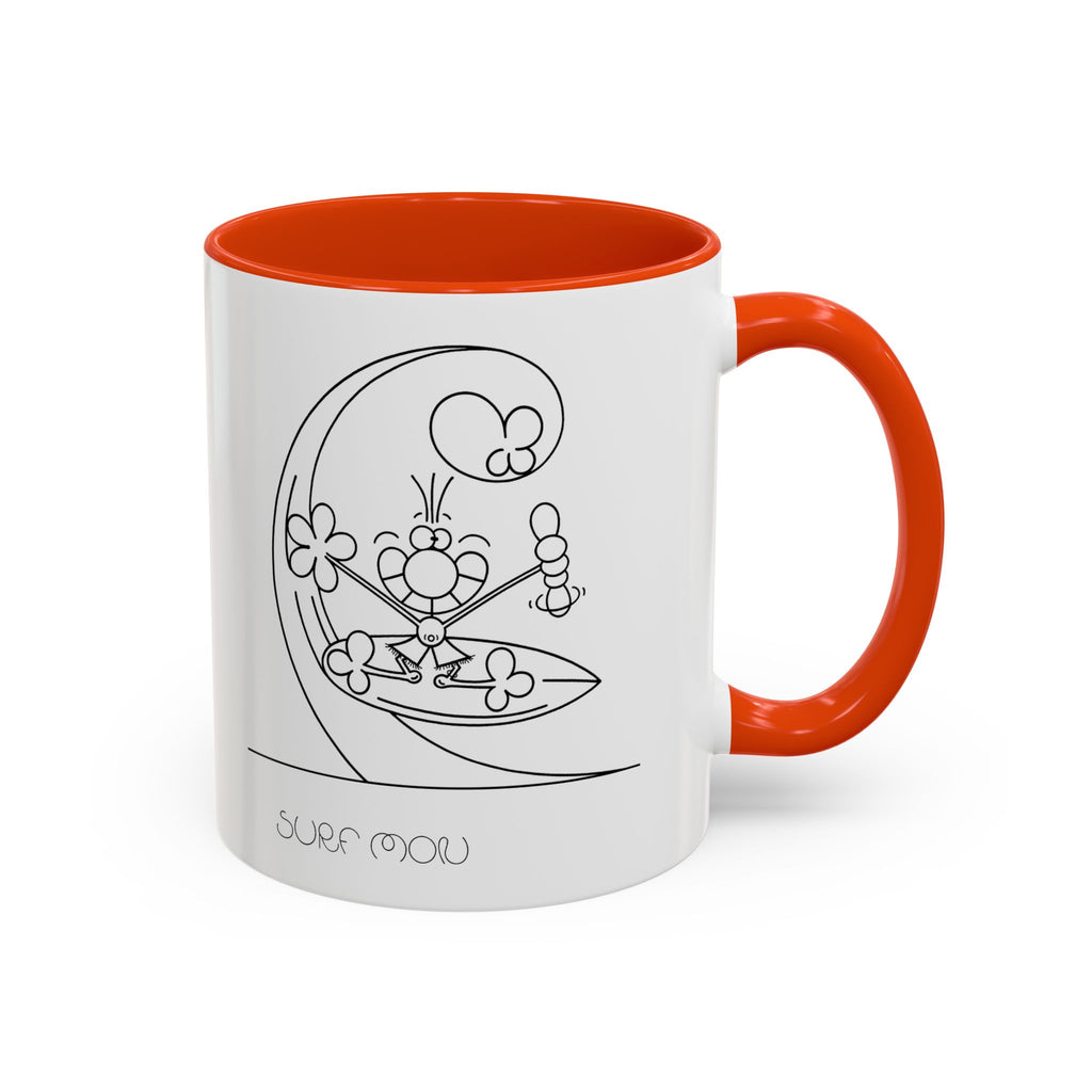 SHAKA SURFER Colorful Mugs, 11oz 15oz
