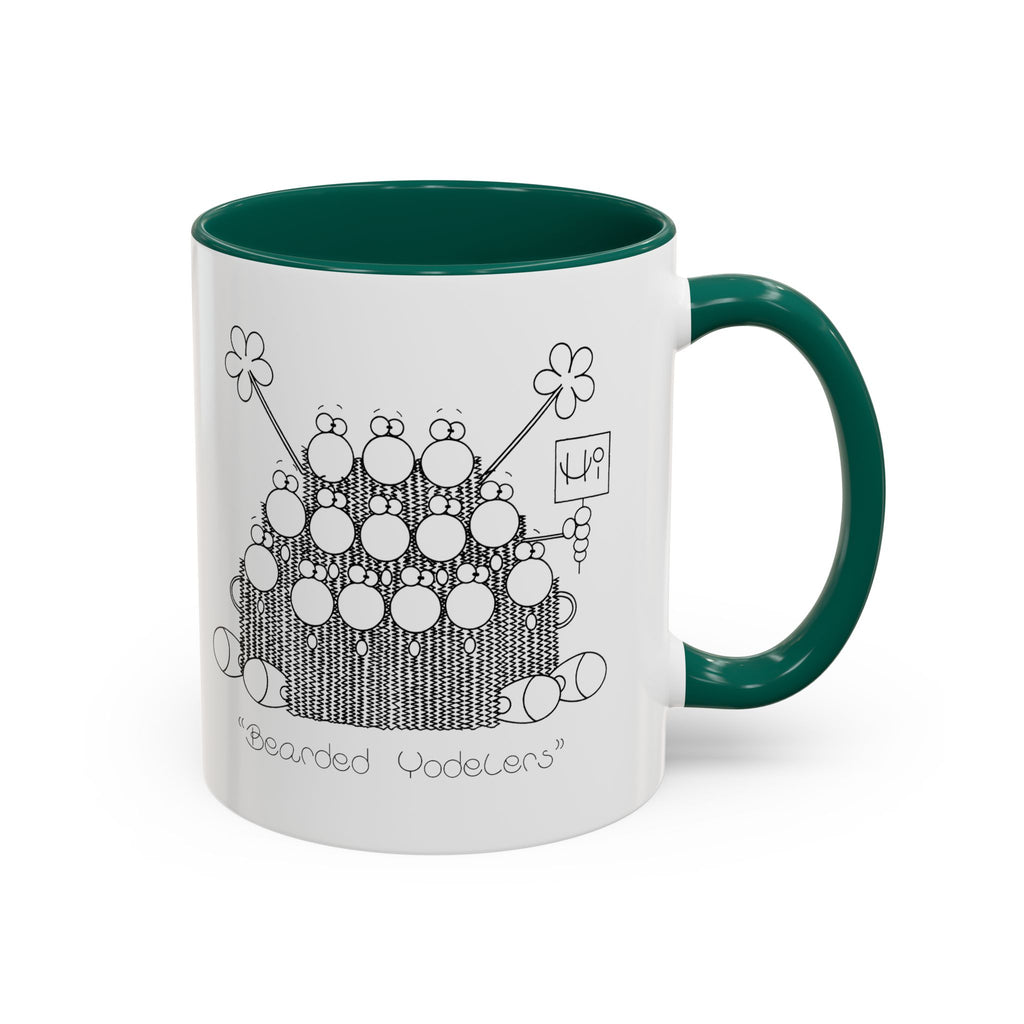 BEARDED YODELERS Colorful Mugs, 11oz 15oz
