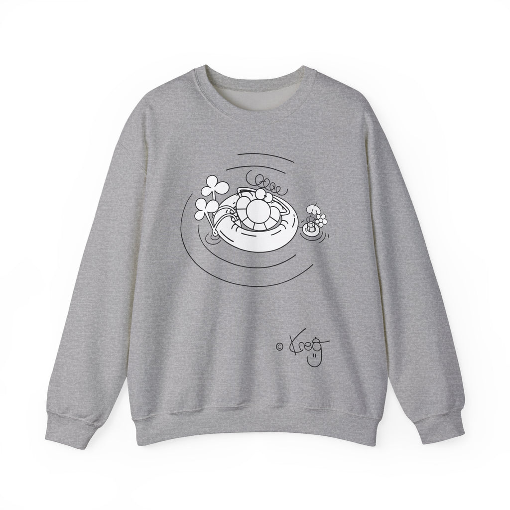 INNER TUBE DUDE,Unisex Heavy Blend™ Crewneck Sweatshirt