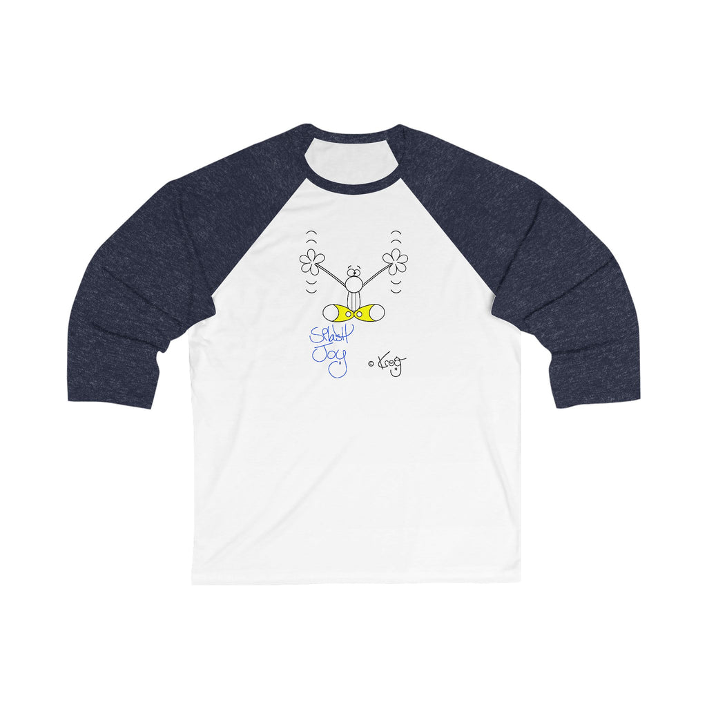 SPLASH JOY,Unisex 3\4 Sleeve Baseball Tee