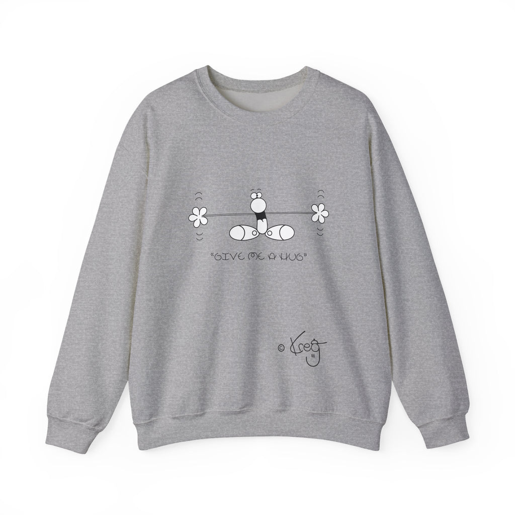 GIVE ME A HUG,Unisex Heavy Blend™ Crewneck Sweatshirt