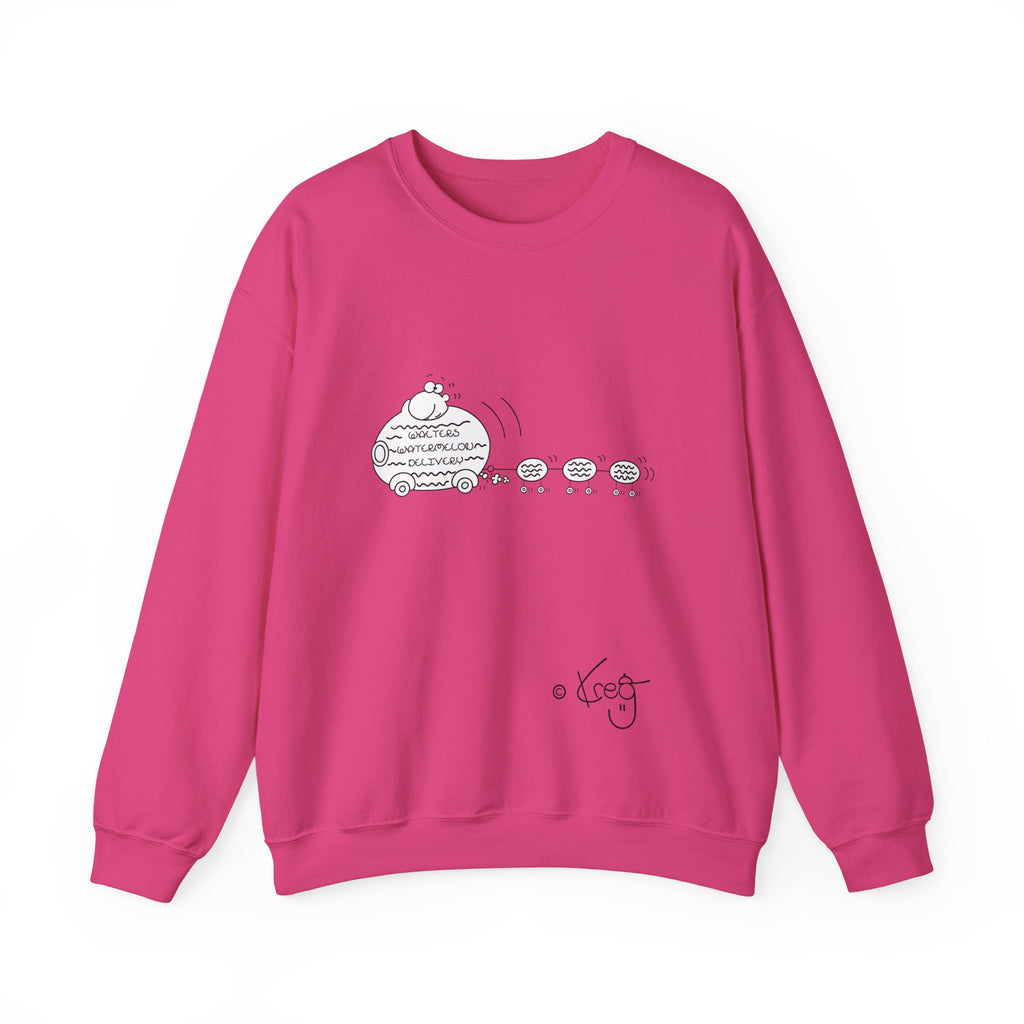 WALTER'S WATERMELON DELIVERY,Unisex Heavy Blend™ Crewneck Sweatshirt