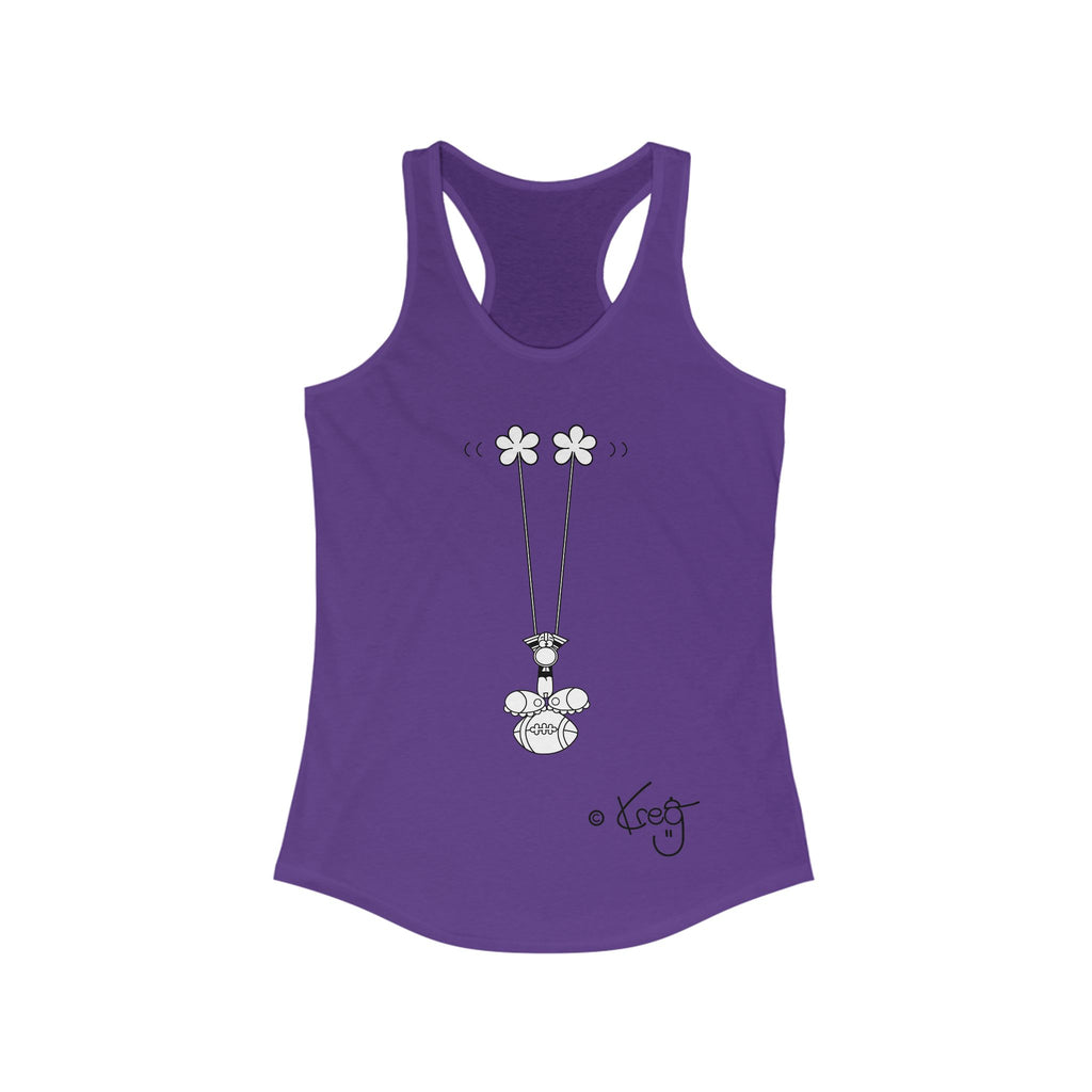 TOUCHDOWN,Women's Ideal Racerback Tank