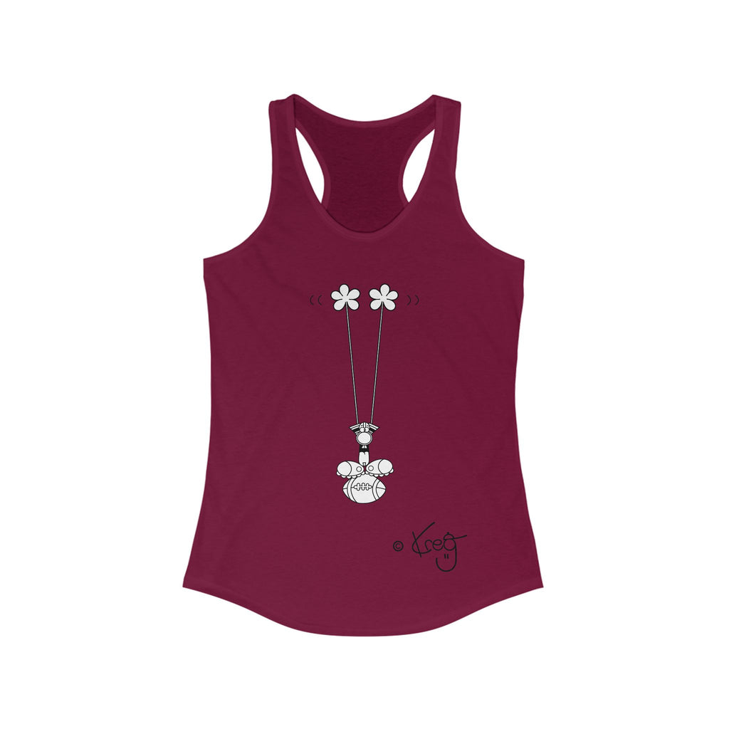 TOUCHDOWN,Women's Ideal Racerback Tank
