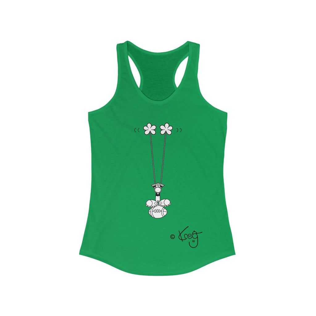TOUCHDOWN,Women's Ideal Racerback Tank