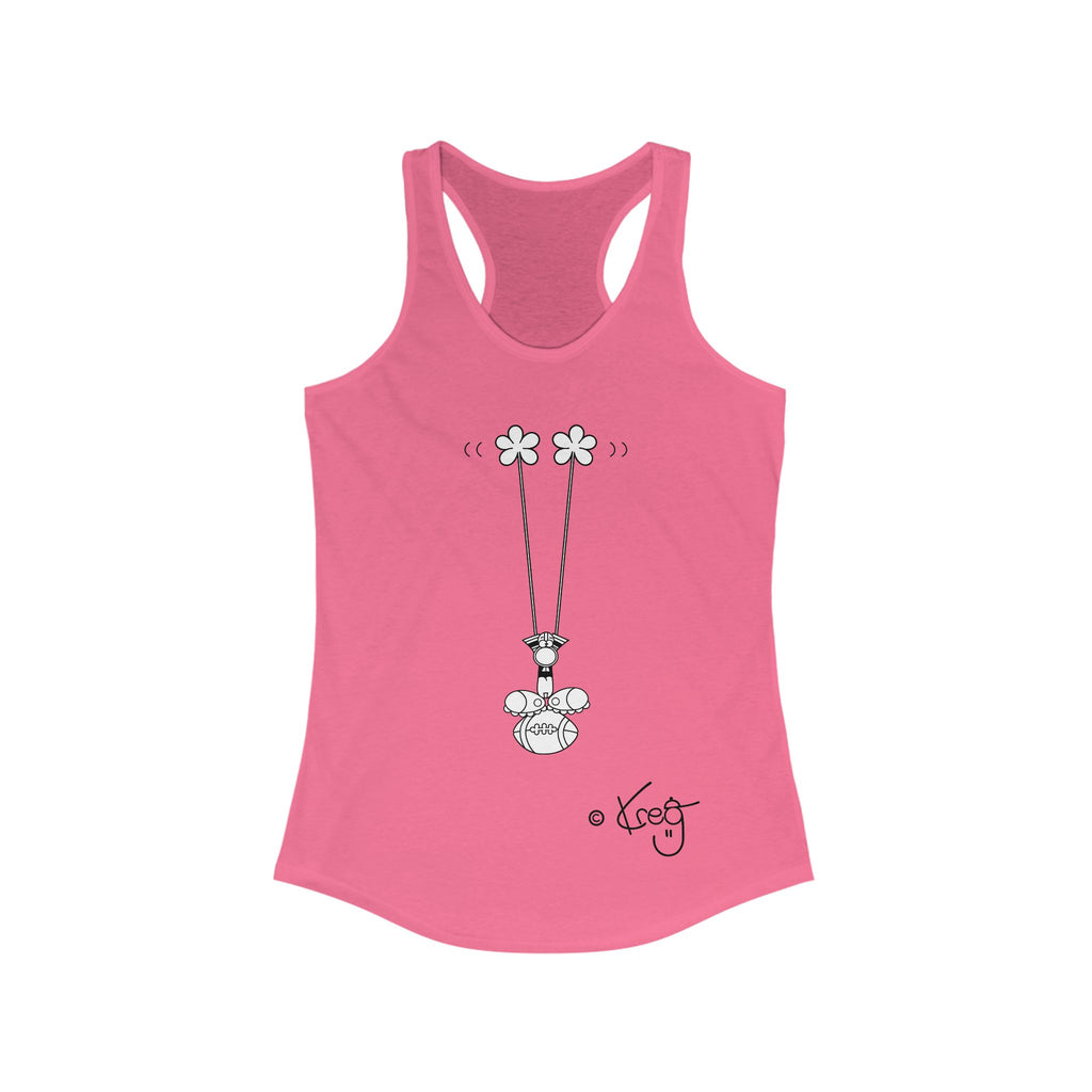 TOUCHDOWN,Women's Ideal Racerback Tank