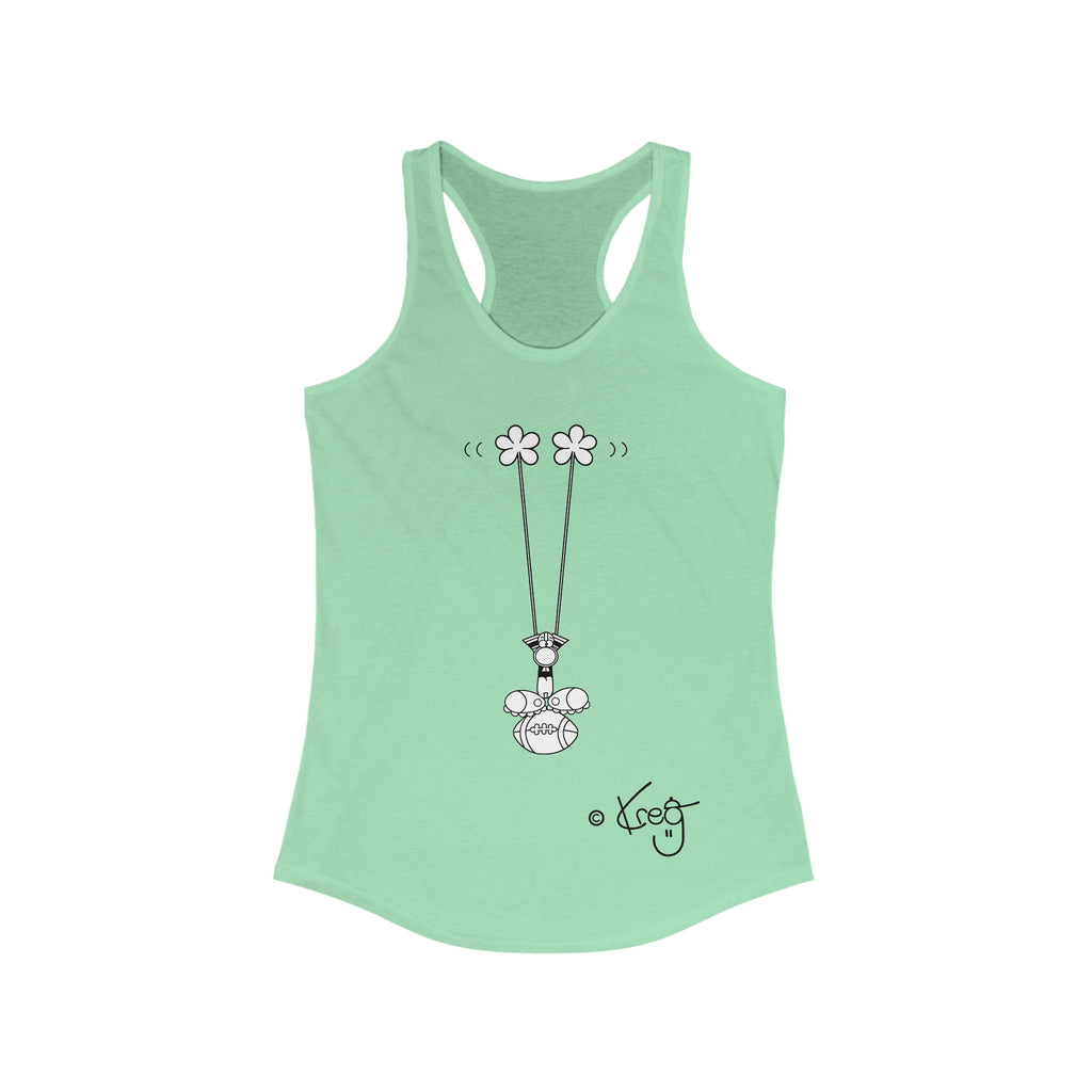TOUCHDOWN,Women's Ideal Racerback Tank
