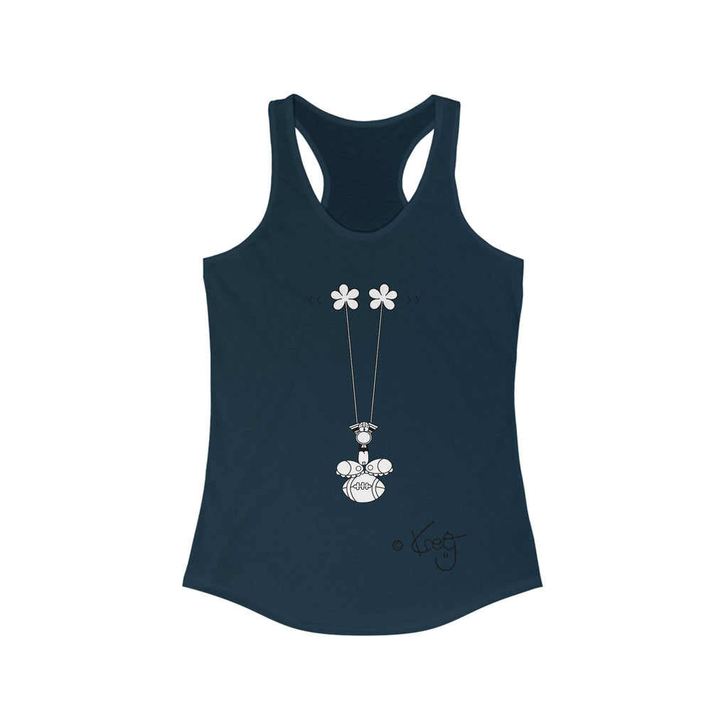 TOUCHDOWN,Women's Ideal Racerback Tank