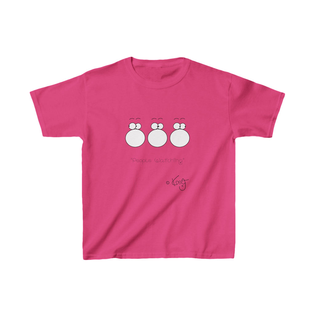 PEOPLE WATCHING,Kids Heavy Cotton™ Tee