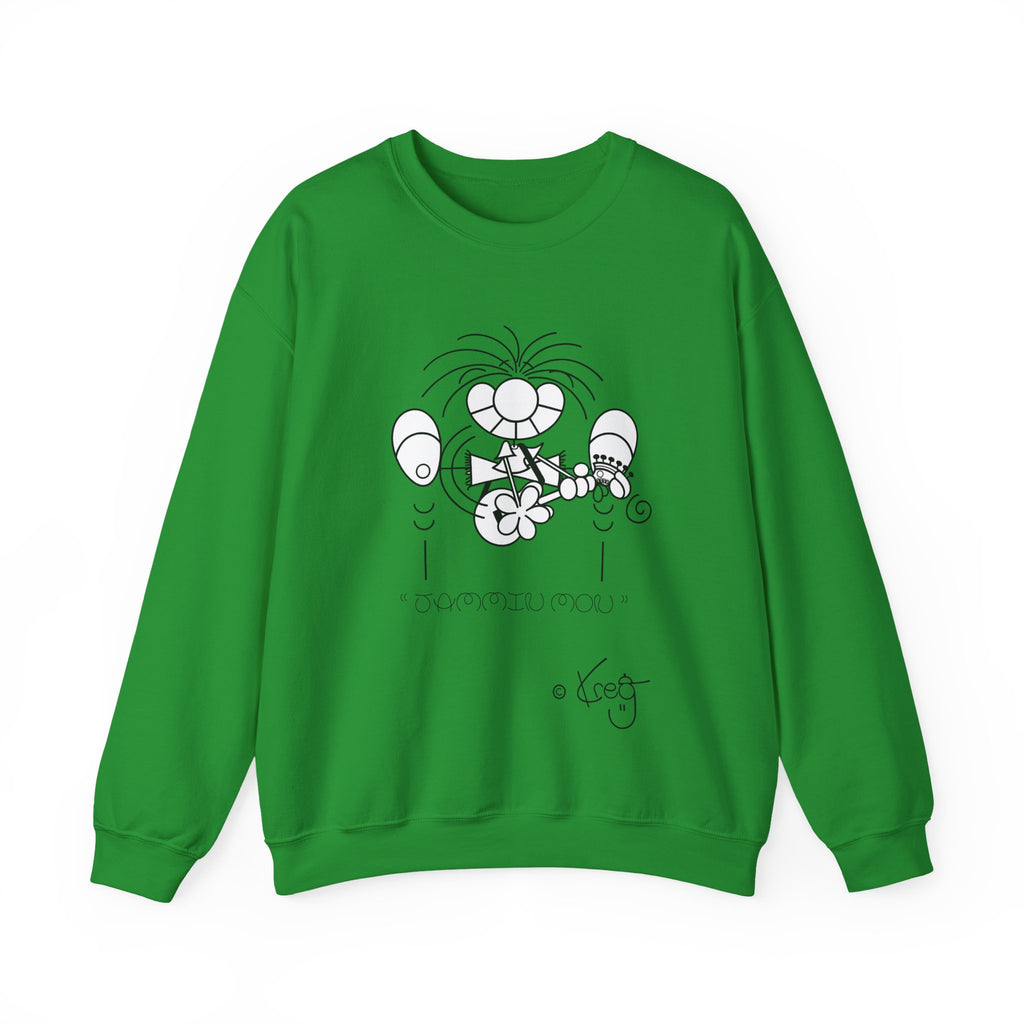 GUITAR MON JAMMIN,Unisex Heavy Blend™ Crewneck Sweatshirt