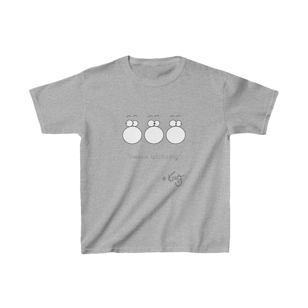 PEOPLE WATCHING,Kids Heavy Cotton™ Tee