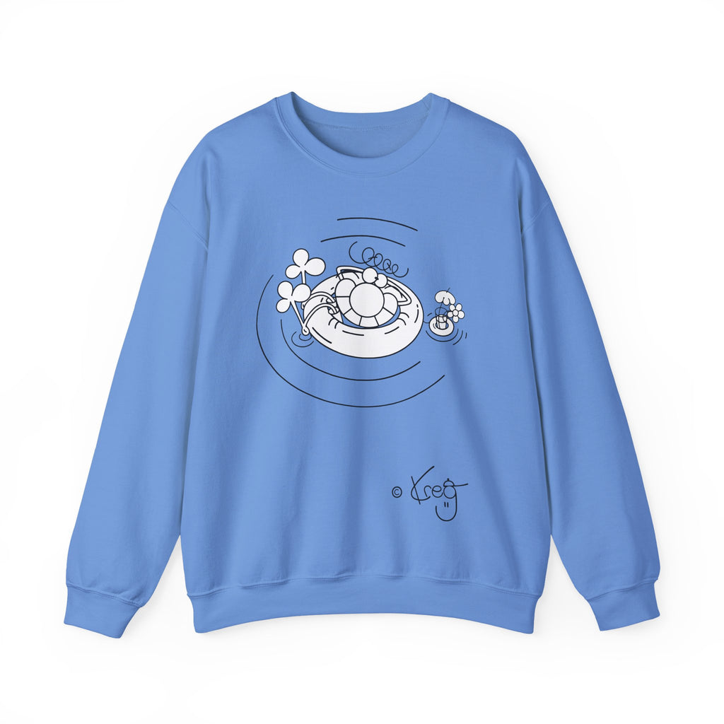 INNER TUBE DUDE,Unisex Heavy Blend™ Crewneck Sweatshirt