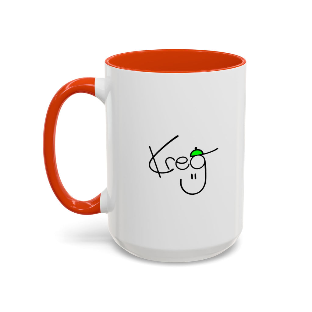 KREG MON ART LOGO Colorful Mugs, 11oz 15 oz