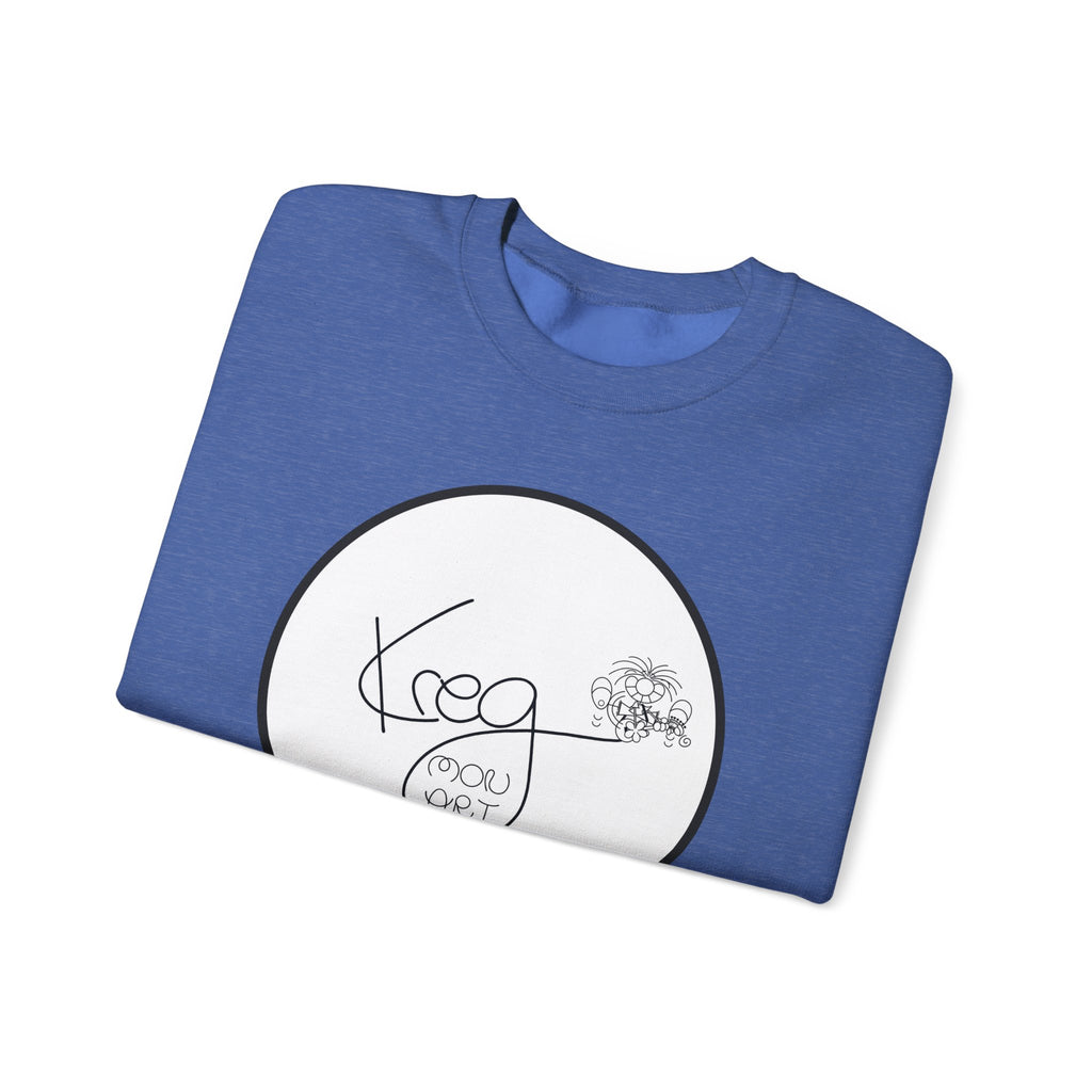 KREG MON ART LOGO,Unisex Heavy Blend™ Crewneck Sweatshirt