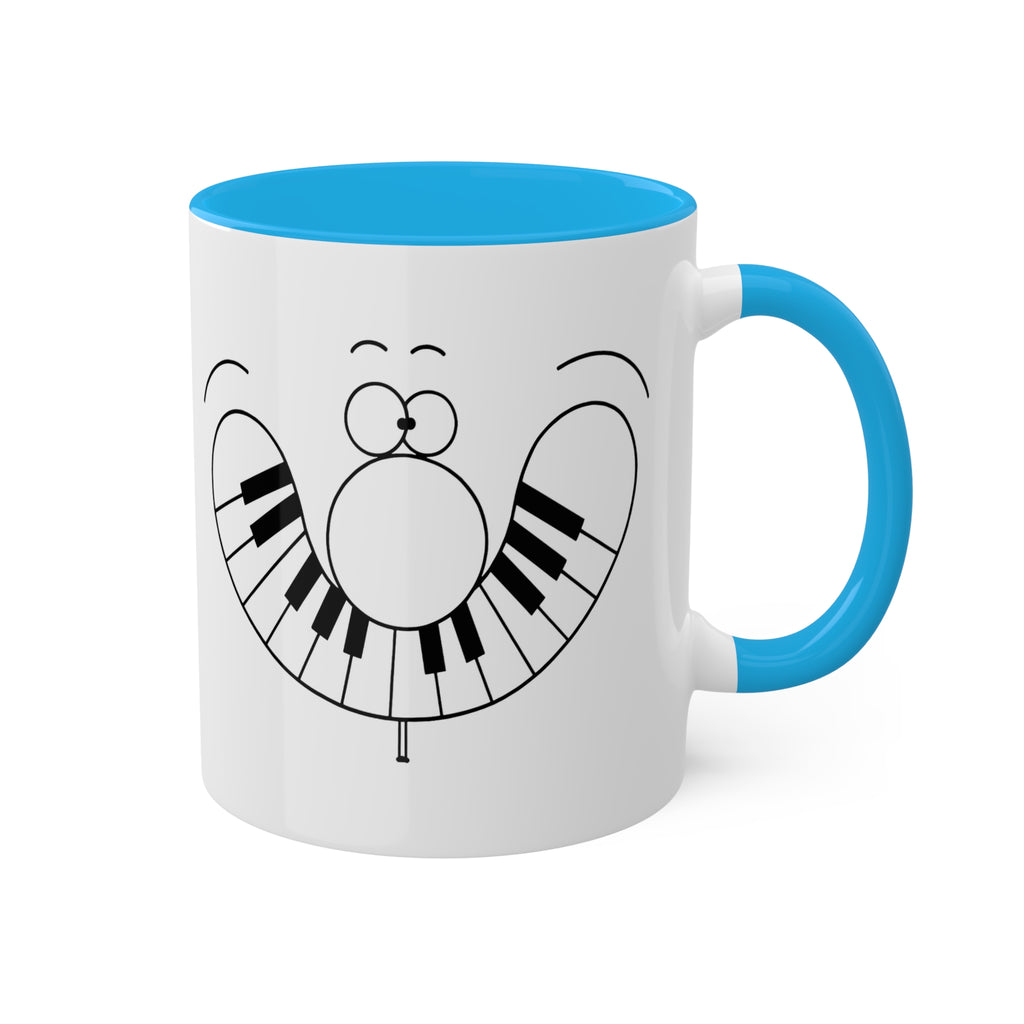 PIANO SMILE Colorful Mugs, 11oz