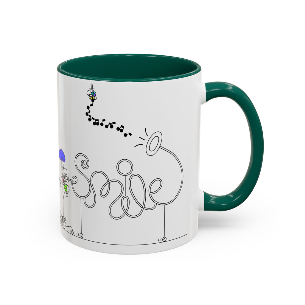 SMILE DUDE INSTRUMENT ON WHEELS,Colorful Mugs (11oz, 15oz)