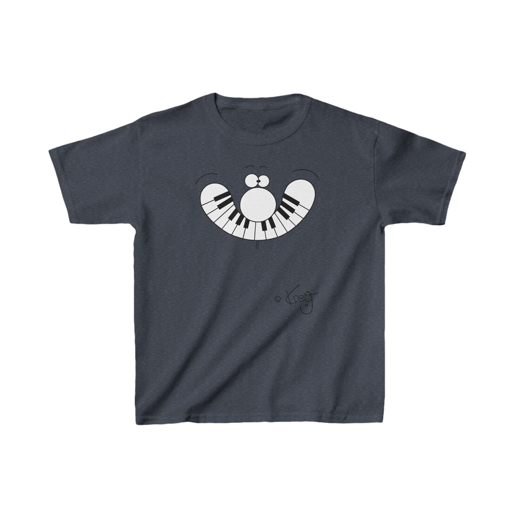 SMILE PIANO,Kids Heavy Cotton™ Tee