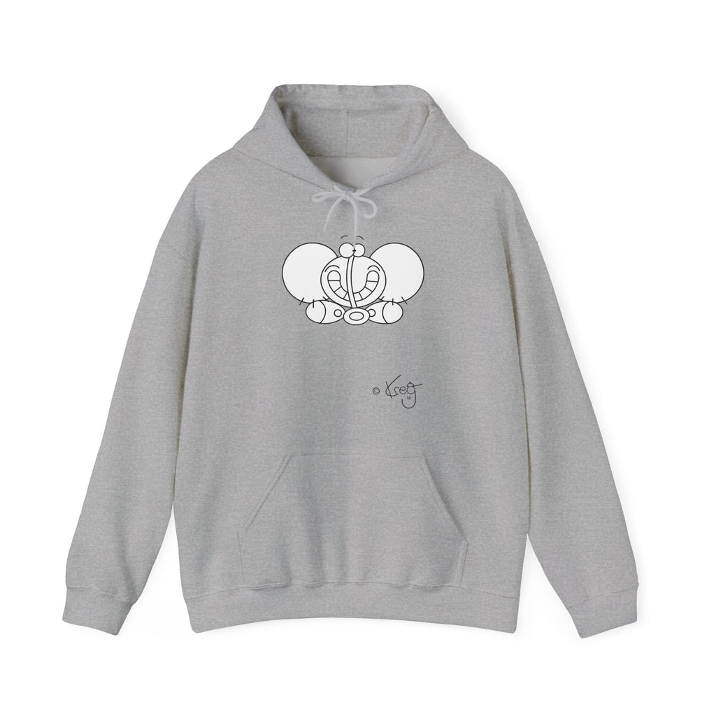 SMILE ELEPHANT,Unisex Heavy Blend™ Hooded Sweatshirt