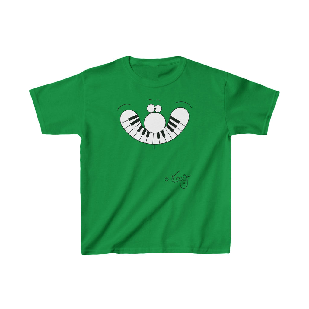 SMILE PIANO,Kids Heavy Cotton™ Tee
