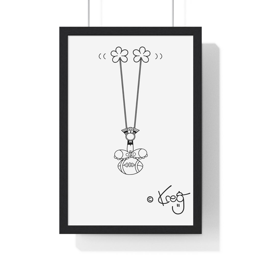 TOUCHDOWN,Premium Framed Vertical Poster