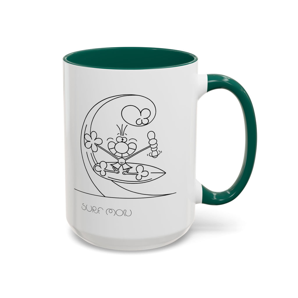 SHAKA SURFER Colorful Mugs, 11oz 15oz