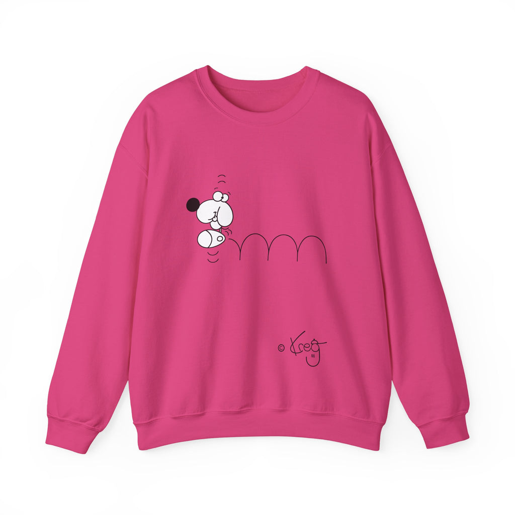 BOUNCING DOGGY,Unisex Heavy Blend™ Crewneck Sweatshirt