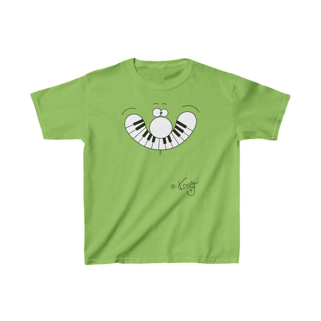 SMILE PIANO,Kids Heavy Cotton™ Tee