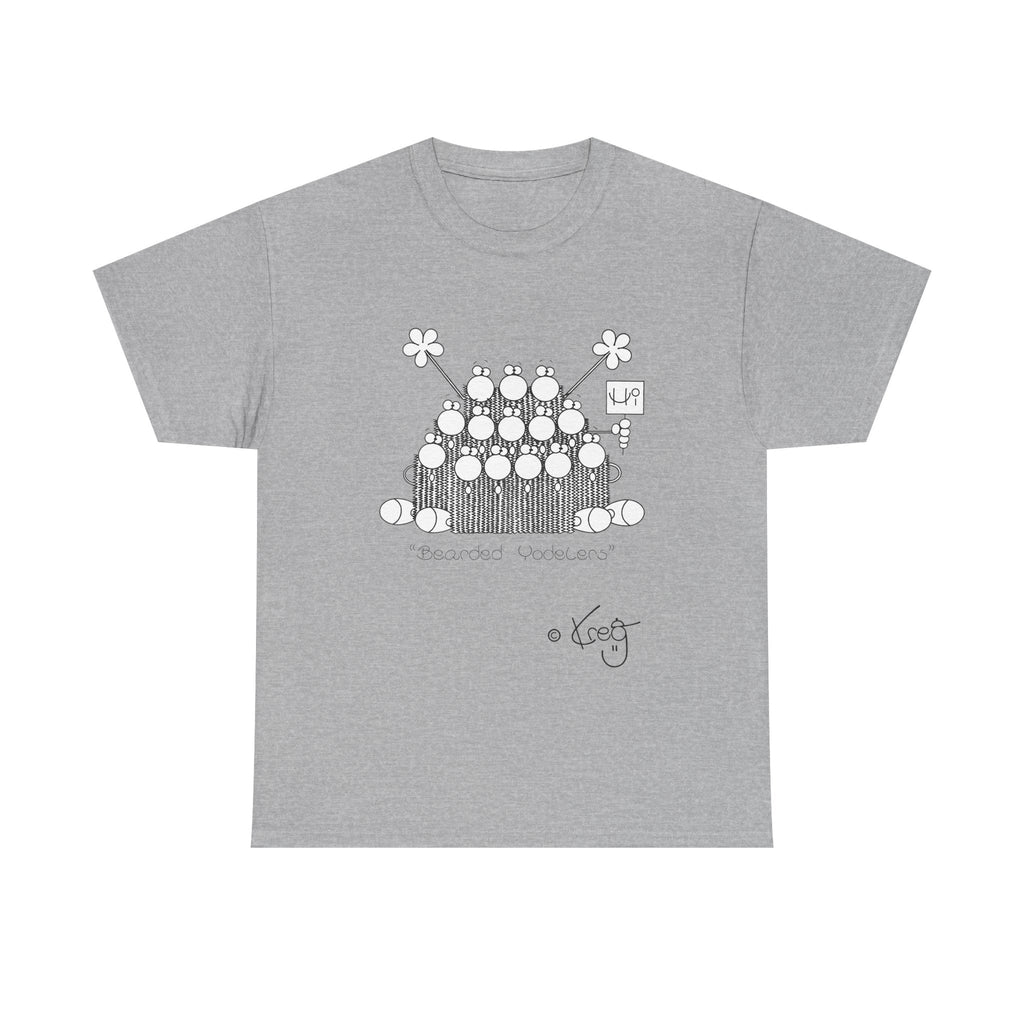BEARDED YODELERS,Unisex Heavy Cotton Tee