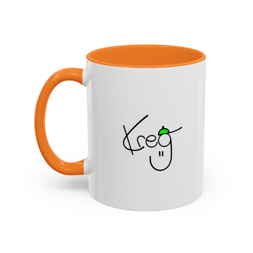 KREG MON ART LOGO Colorful Mugs, 11oz 15 oz