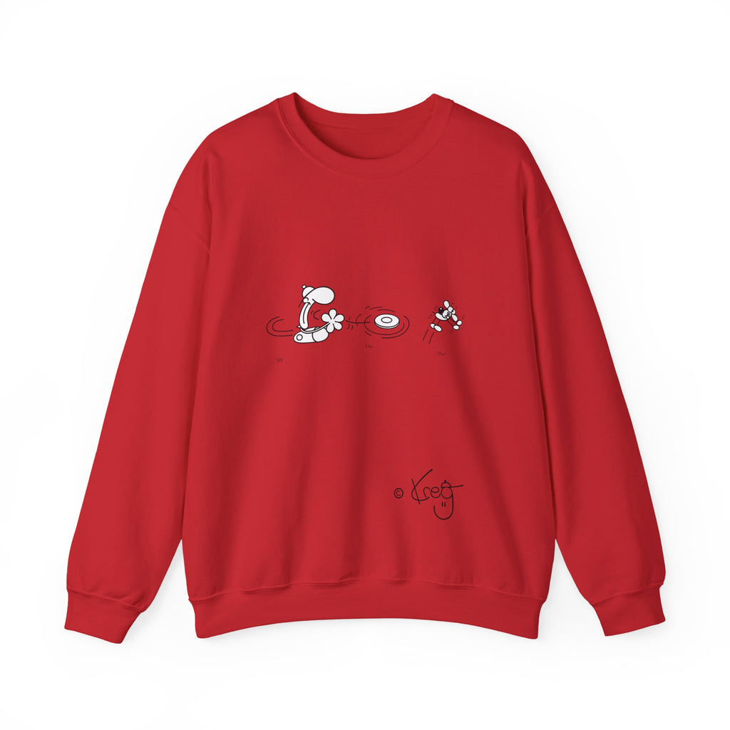 FREDDY FRISBEE DOG,Unisex Heavy Blend™ Crewneck Sweatshirt