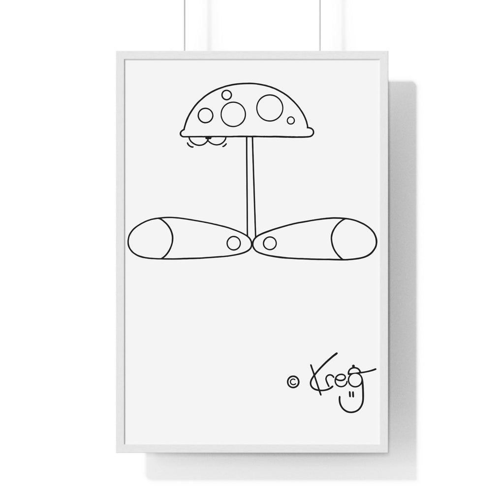 THING,Vertical Framed Poster